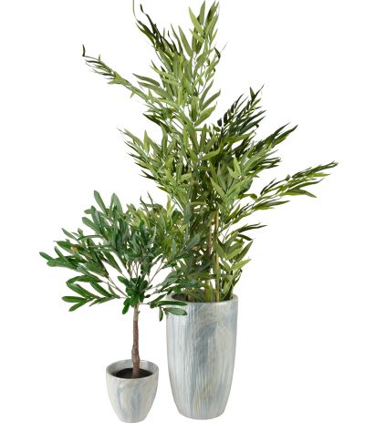 VIRIDIS Sztuczny kwiat bambus 15x14x130cm