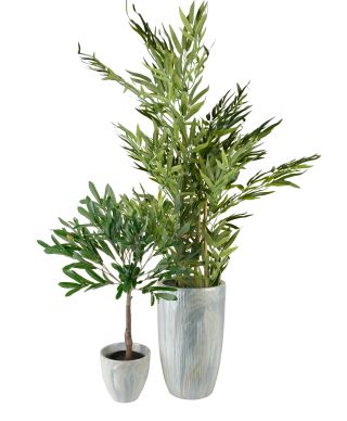 VIRIDIS Sztuczny kwiat bambus 15x14x130cm