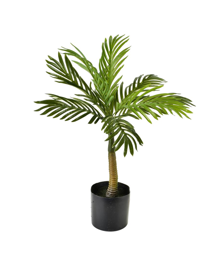VIRIDIS Sztuczny kwiat palma niska 13x12x57cm
