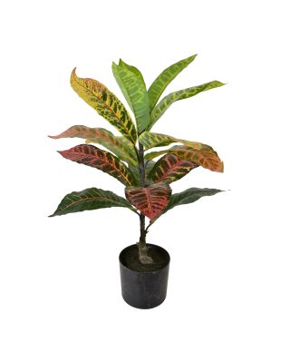 VIRIDIS Sztuczny kwiat kroton 13x12x58cm