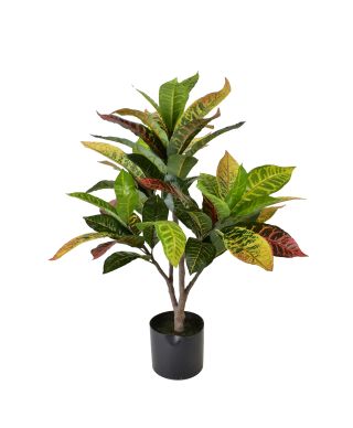 VIRIDIS Sztuczny kwiat kroton 16x15x77cm