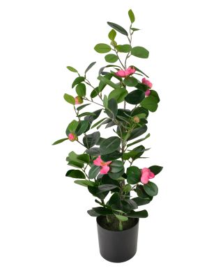 VIRIDIS Sztuczny kwiat kamelia japońska 13x11x71cm