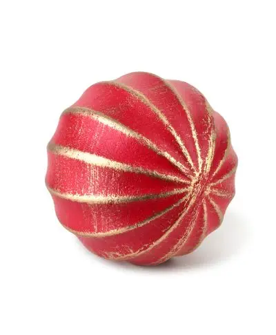 SAGGIO RED Kula dekoracyjna 7cm czerwona