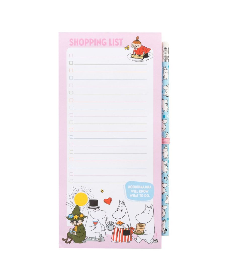 Muminki - magnetyczna lista zakupów