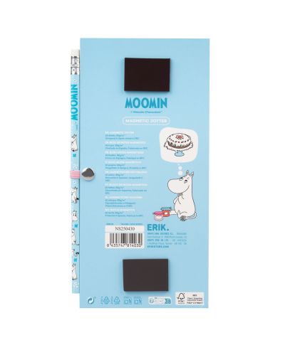 Muminki - magnetyczna lista zakupów