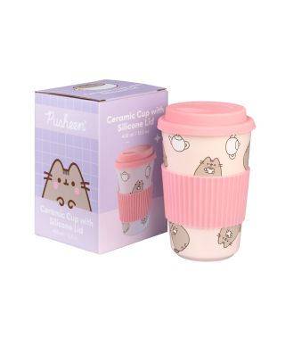 Pusheen Moments - kubek ceramiczny z pokrywką