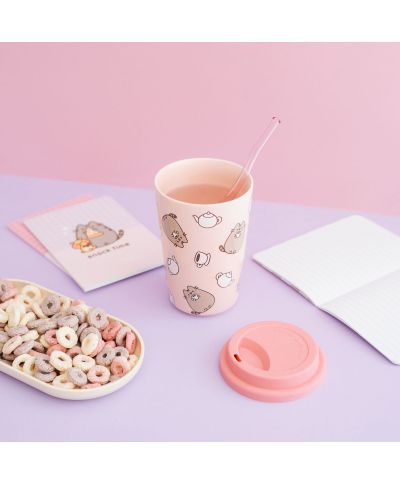 Pusheen Moments - kubek ceramiczny z pokrywką
