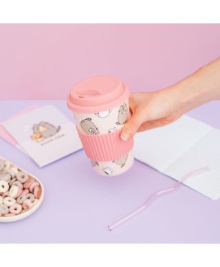 Pusheen Moments - kubek ceramiczny z pokrywką