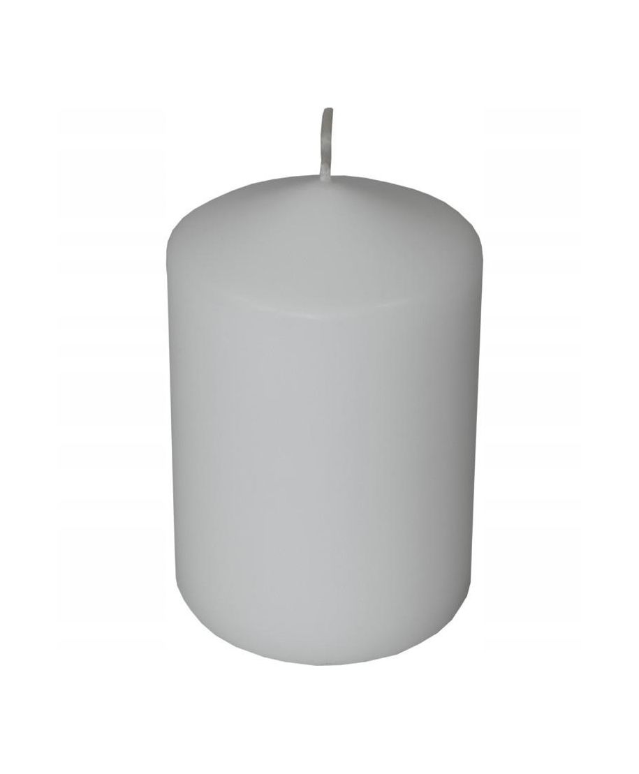 Świeca CLASSIC CANDLES Walec średni 7xh14cm szara