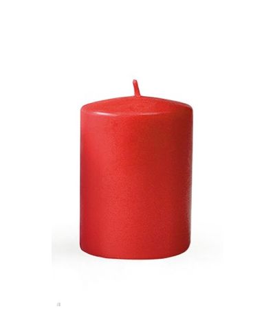 Świeca CLASSIC CANDLES Walec średni 7xh14cm czerwona