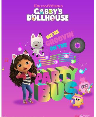 Gabby's Doll House Party Bus - plakat