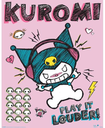Kuromi Louder - plakat