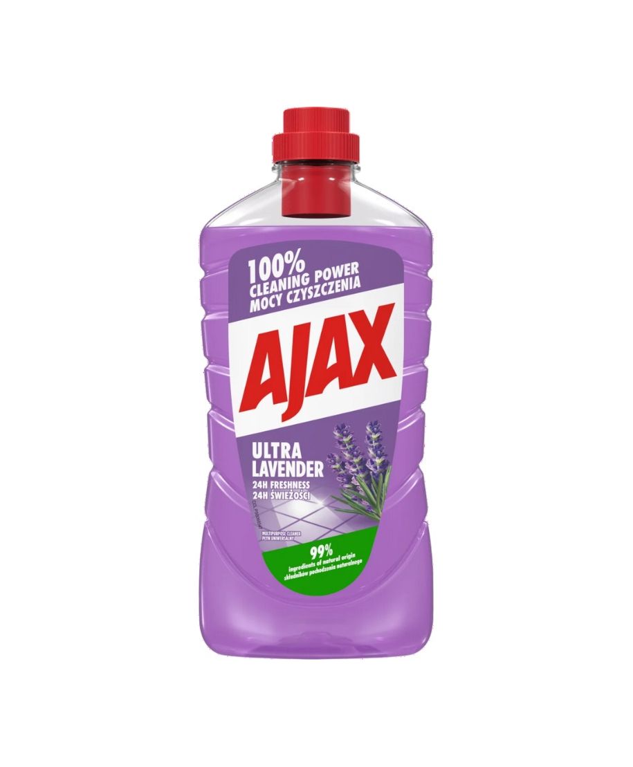 AJAX Płyn 1L do czyszczenia 1L ultra lavender AJAX Płyn 1L do czyszczenia 1L ultra lavender