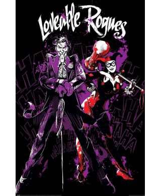 Batman Lovable Rogues - plakat