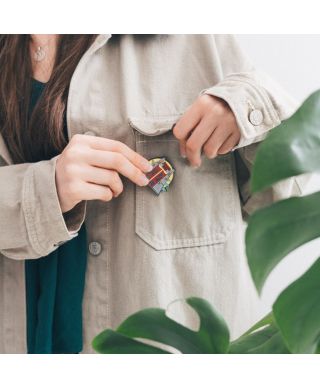 Jurassic Park - zestaw 4 przypinek