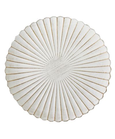 DAZ Taca 31,5x31,5x3cm biało złota