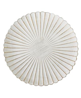 DAZ Taca 31,5x31,5x3cm biało złota