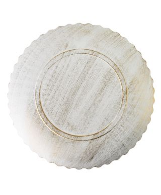 DAZ Taca 31,5x31,5x3cm biało złota