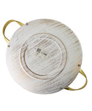 DAZ Taca 29x38x3cm z uchwytami złotymi