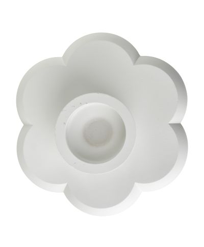 DAZ Patera dekoracyjna 30x30x8cm kwiat biała