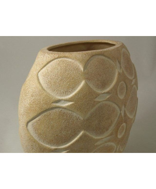 Wazon ceramiczny - Złoty Piasek - 27x16x27cm