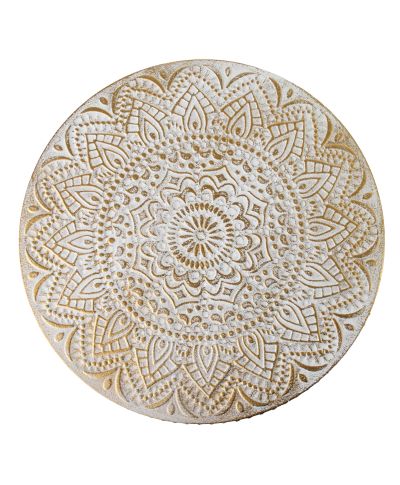 DAZ Patera dekoracyjna 30x30x6cm mandala pozłacana