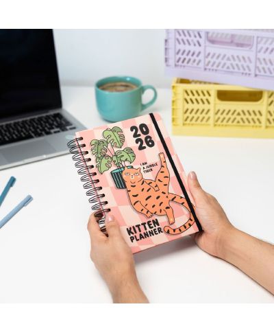 Meow Meow Kitten - dziennik kalendarz 2026