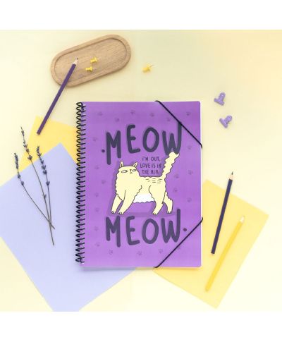 Meow Meow Love is in the Air - skoroszyt A4