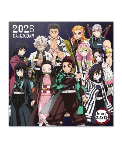 Demon Slayer - kalendarz ścienny 2026