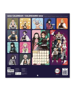 Demon Slayer - kalendarz ścienny 2026