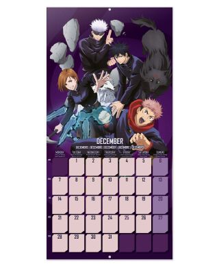 Jujutsu Kaisen - kalendarz ścienny 2026