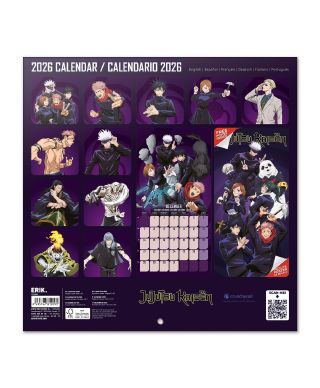 Jujutsu Kaisen - kalendarz ścienny 2026