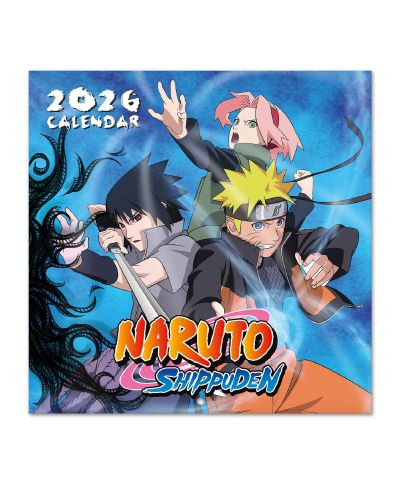 Naruto Shippuden - kalendarz ścienny 2026