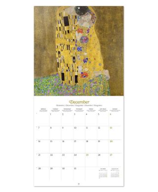 Gustav Klimt - kalendarz ścienny 2026