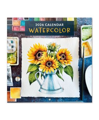 Akwarele - kalendarz ścienny 2026