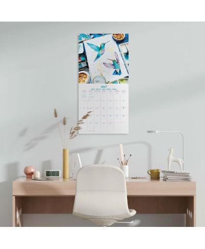 Akwarele - kalendarz ścienny 2026