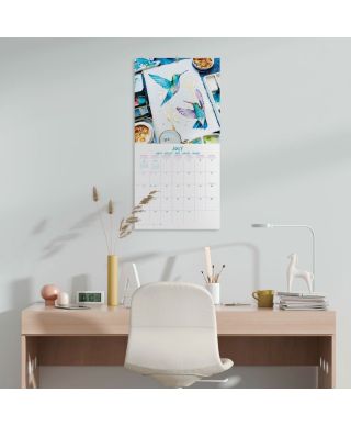 Akwarele - kalendarz ścienny 2026