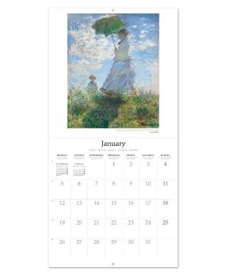 Sztuka XX wieku - kalendarz ścienny 2026