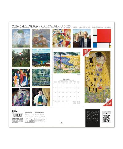 Sztuka XX wieku - kalendarz ścienny 2026