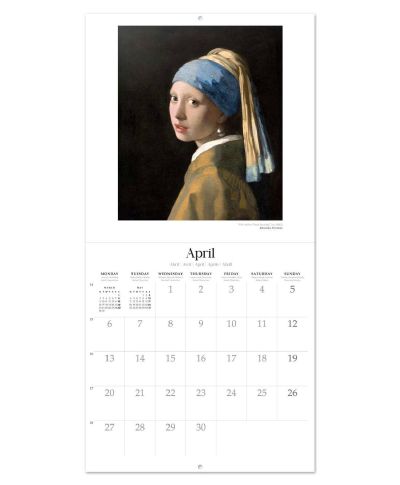 Wielkie Dzieła Sztuki - kalendarz ścienny 2026