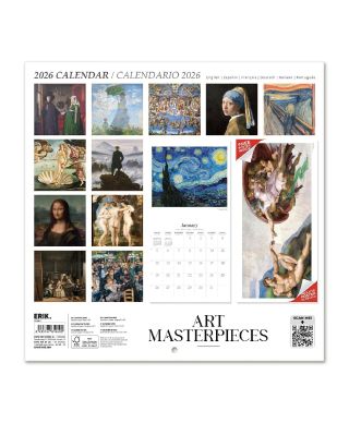 Wielkie Dzieła Sztuki - kalendarz ścienny 2026