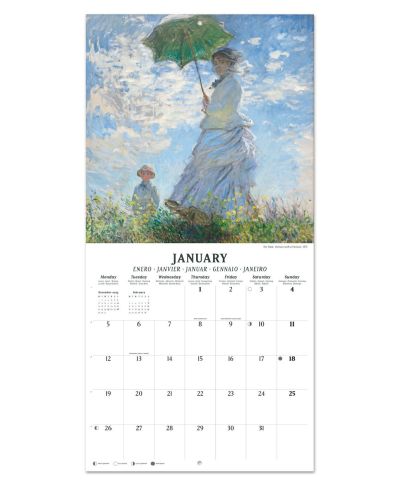 Claude Monet - kalendarz ścienny 2026