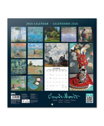 Claude Monet - kalendarz ścienny 2026