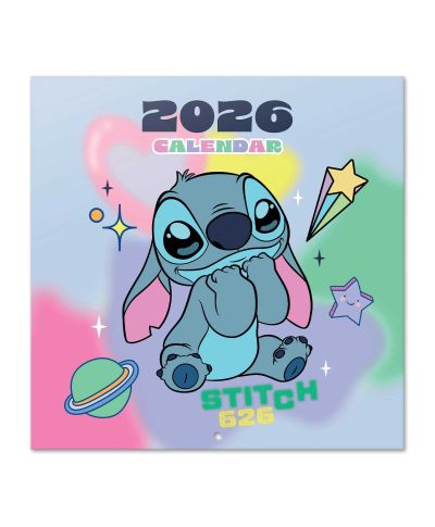 Disney Stitch - kalendarz ścienny 2026