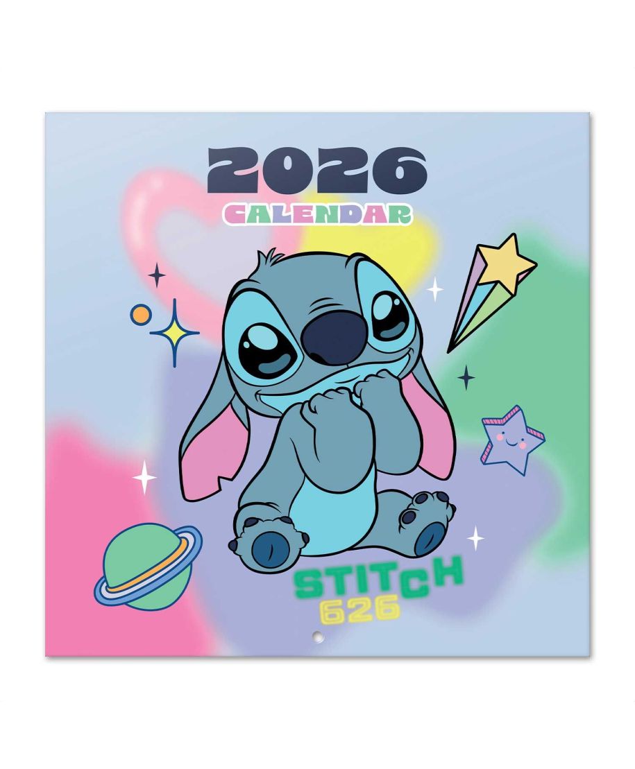 Disney Stitch - kalendarz ścienny 2026
