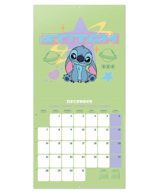 Disney Stitch - kalendarz ścienny 2026