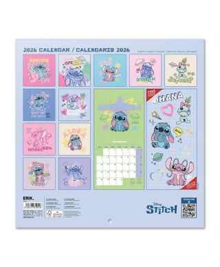 Disney Stitch - kalendarz ścienny 2026