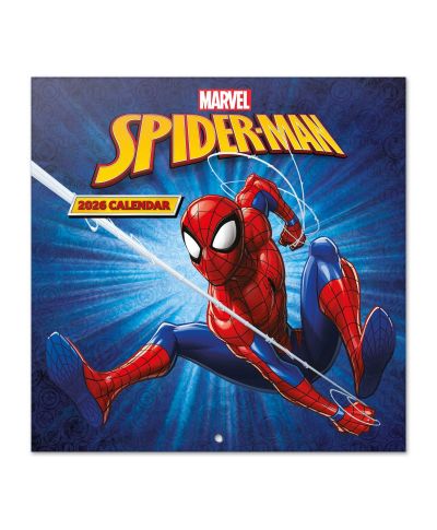 Marvel Spiderman - kalendarz ścienny 2026