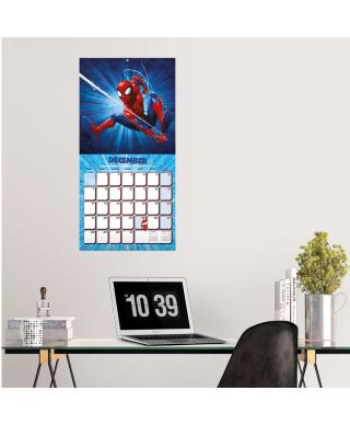 Marvel Spiderman - kalendarz ścienny 2026