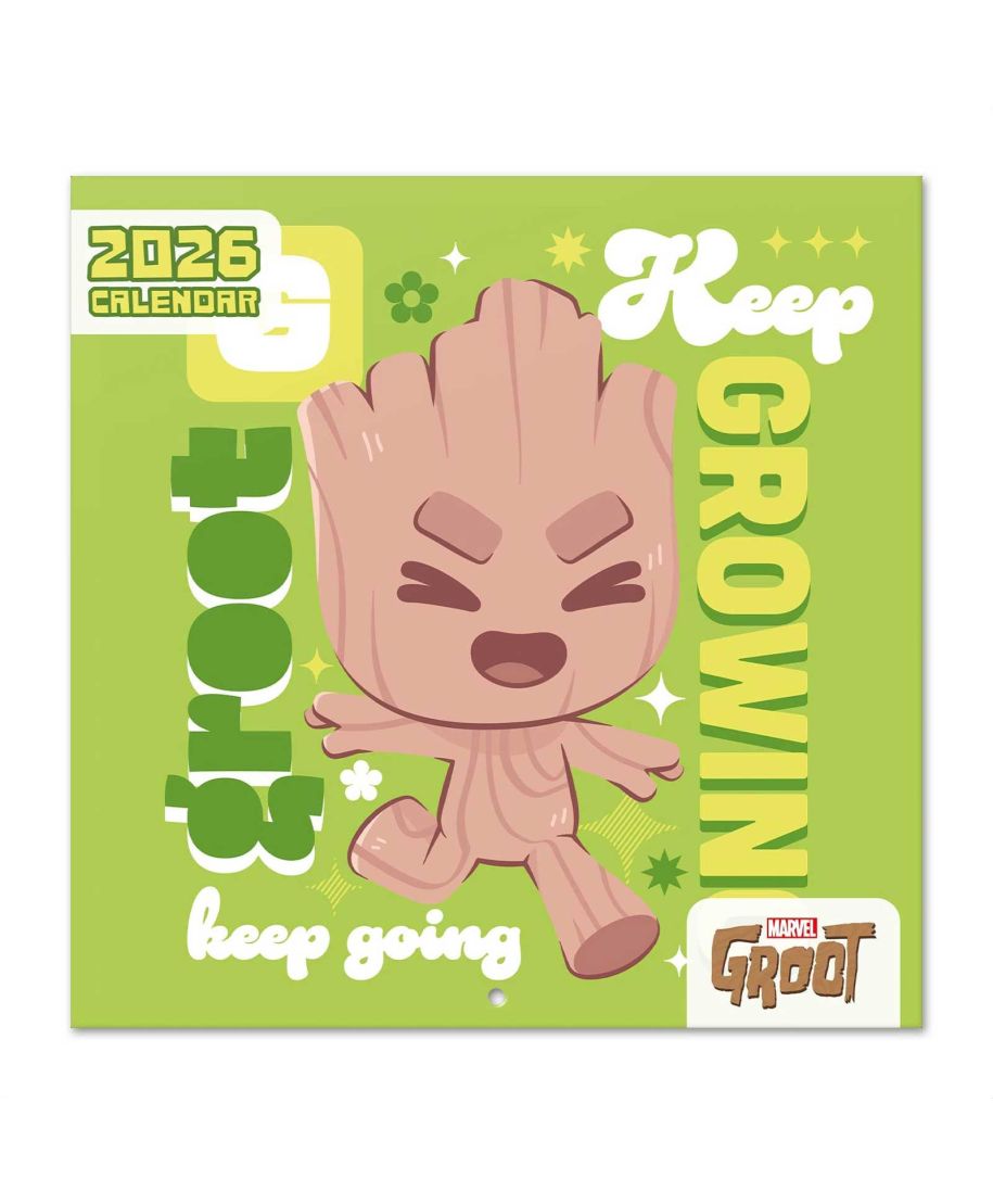Marvel I Am Groot - kalendarz ścienny 2026